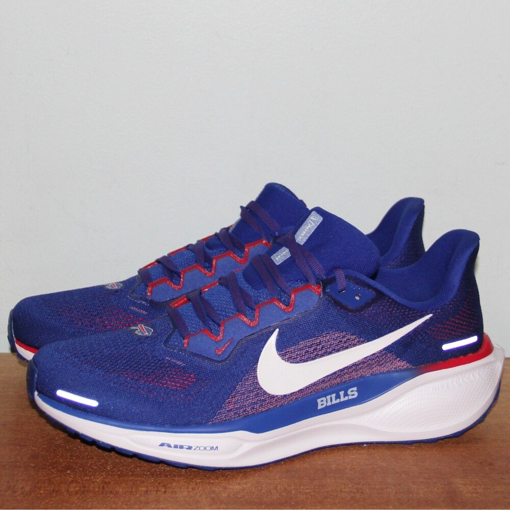 Nike Air Zoom Pegasus 41 Buffalo Bills Football Running Mens 9 NFL - Picture 2 of 6